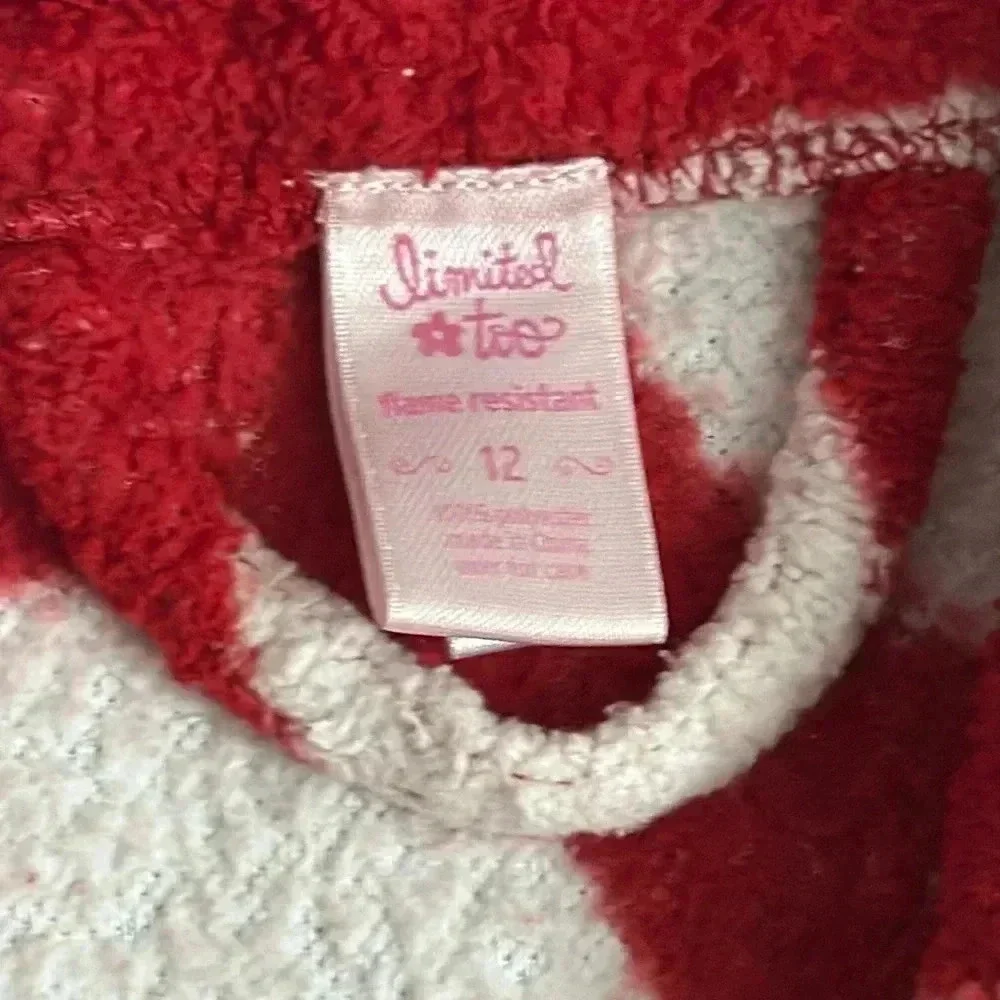 Vintage Limited Too Fleece Robe Size 12 - Picture 4 of 5